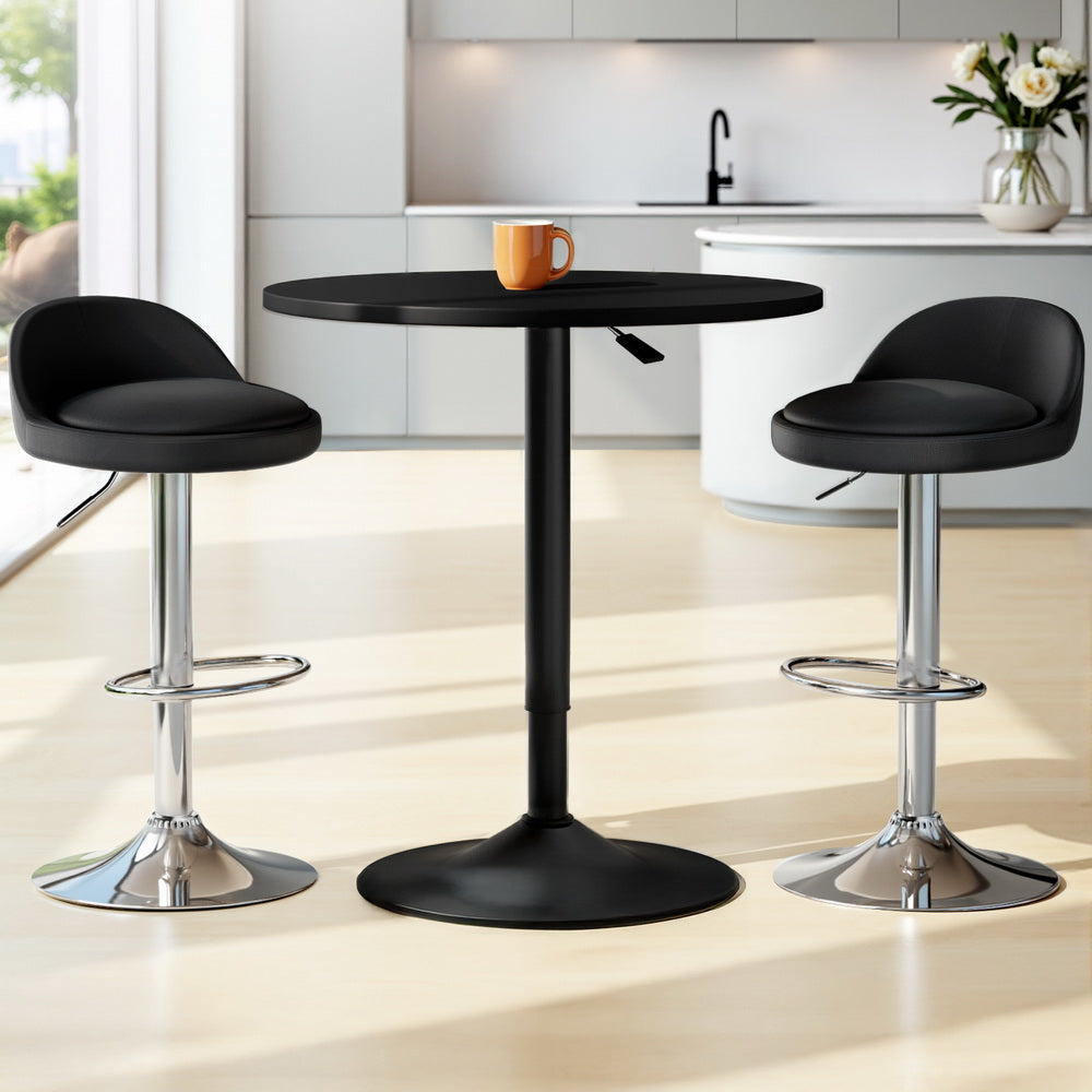 Artiss Bar Table and Stools Set Dining Desk Kitchen Chairs Cafe Pub