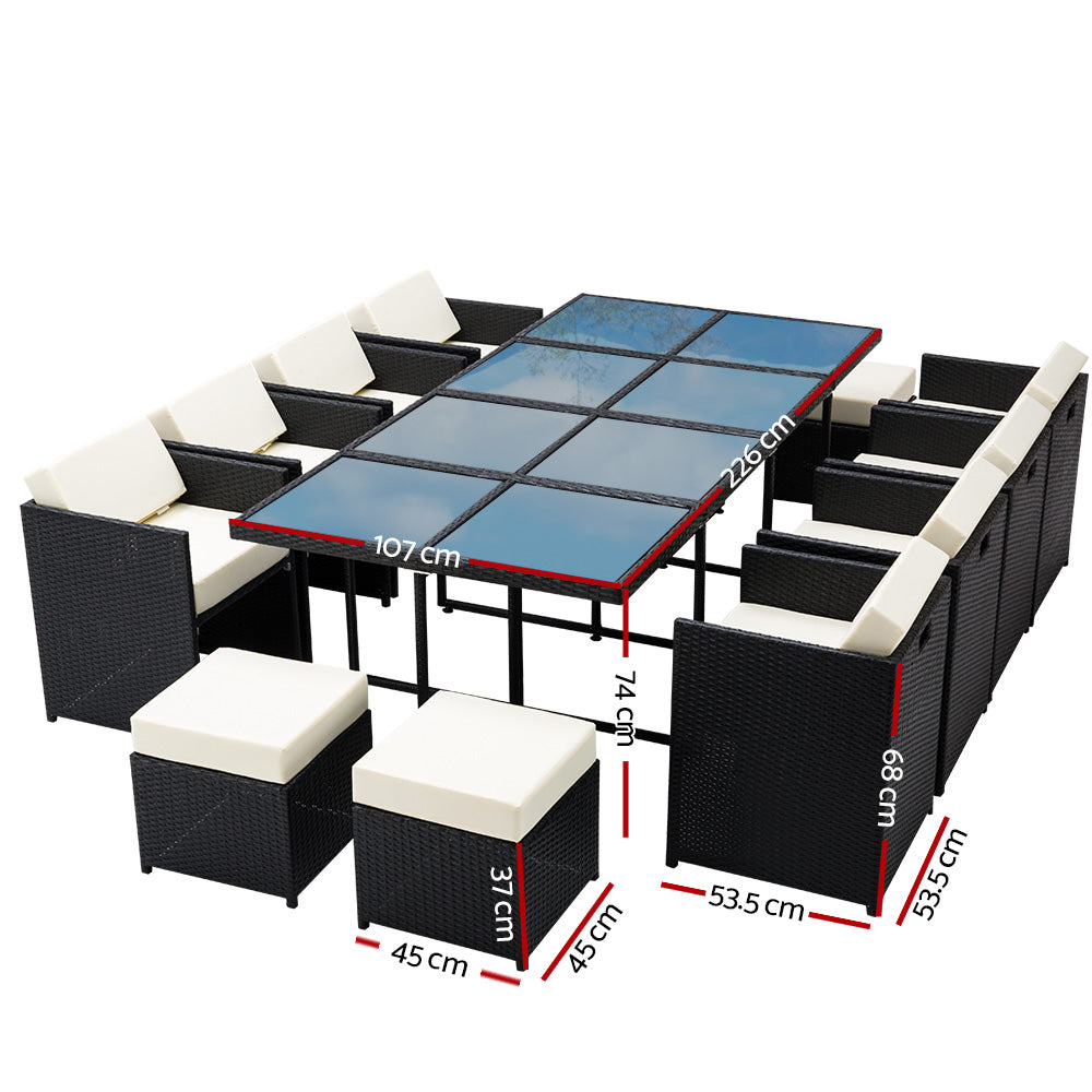 Outdoor Dining Set-13 Piece