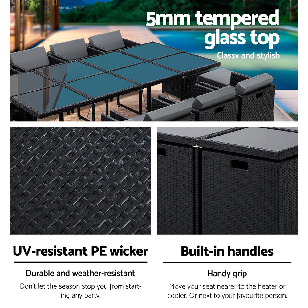 Outdoor Dining Set-13 Piece