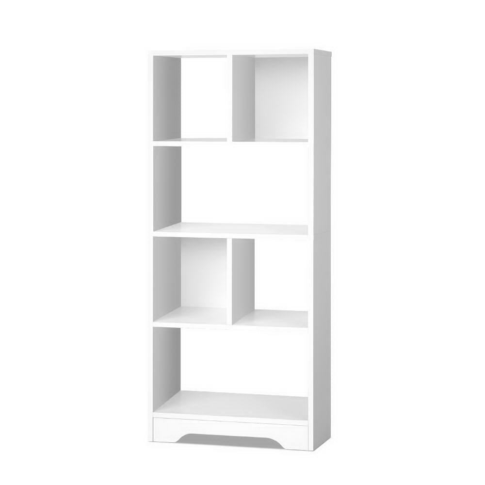 Display Shelf Bookcase Storage Cabinet Bookshelf Bookcase Home Office White-Artiss