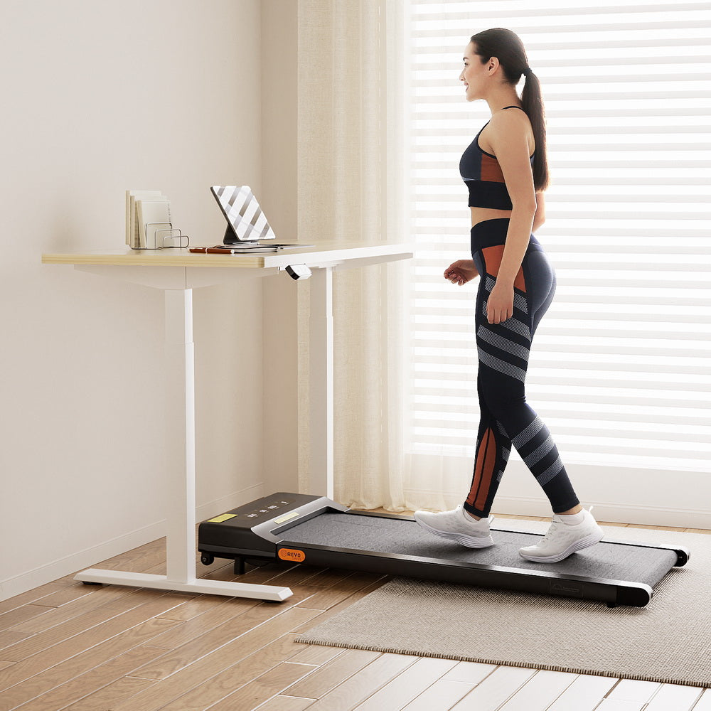 Artiss Electric Treadmill with 120cm Automatic Standing Desk Walking Pad 400mm