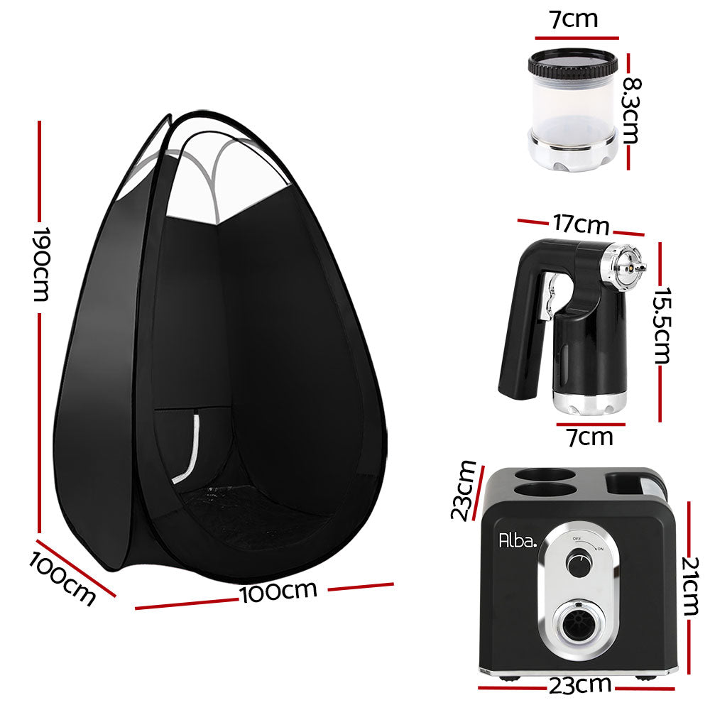 Spray Tan Machine Tent Sunless Spray Gun HVLP 5OOW System Professional