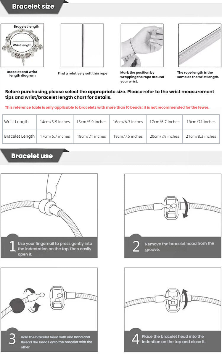 Blue Butterfly Glass Bead & Pink Flower Pendant Charm Bracelet(20cm)