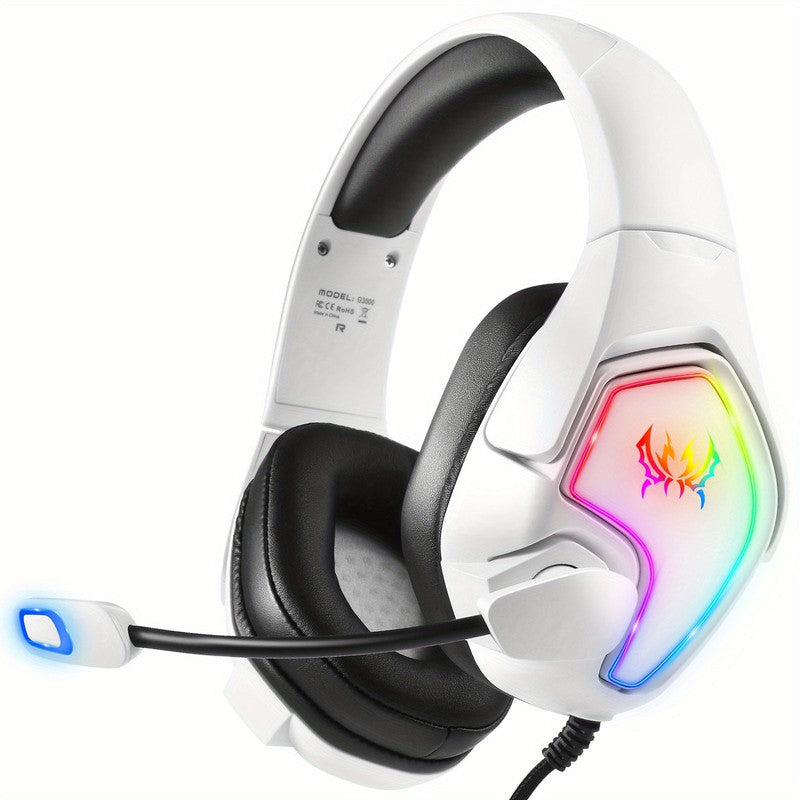 Stereo Gaming Headset for PS4 PS5 Xbox RGB 7.1 - Factory Direct Shop