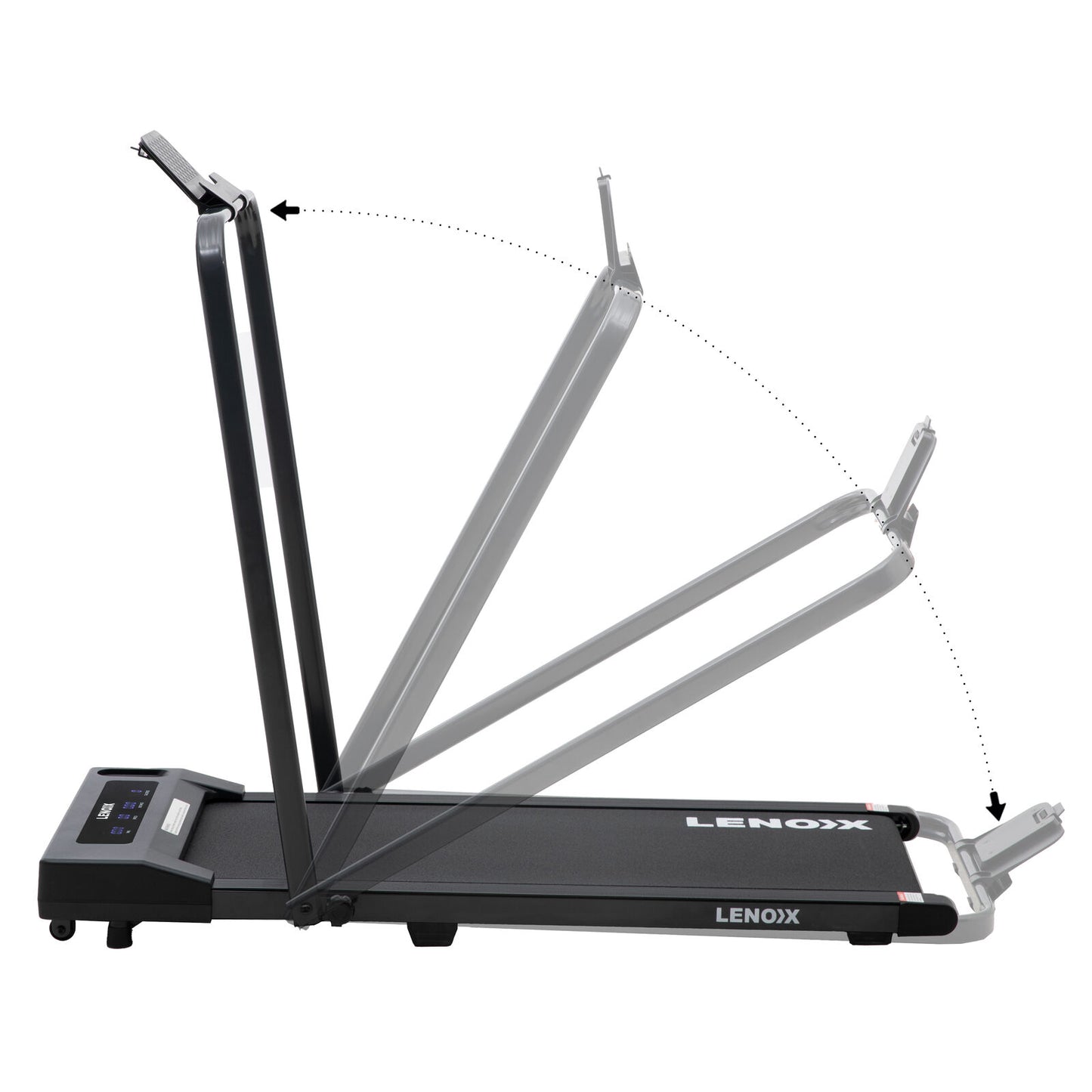 2HP 52cm Walking Pad Treadmill w/ Remote, Foldable Handrail, and Tablet Holder