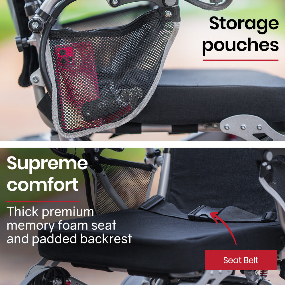 Electric Wheelchair Plane Cruis Line Approved Long Range 15KM