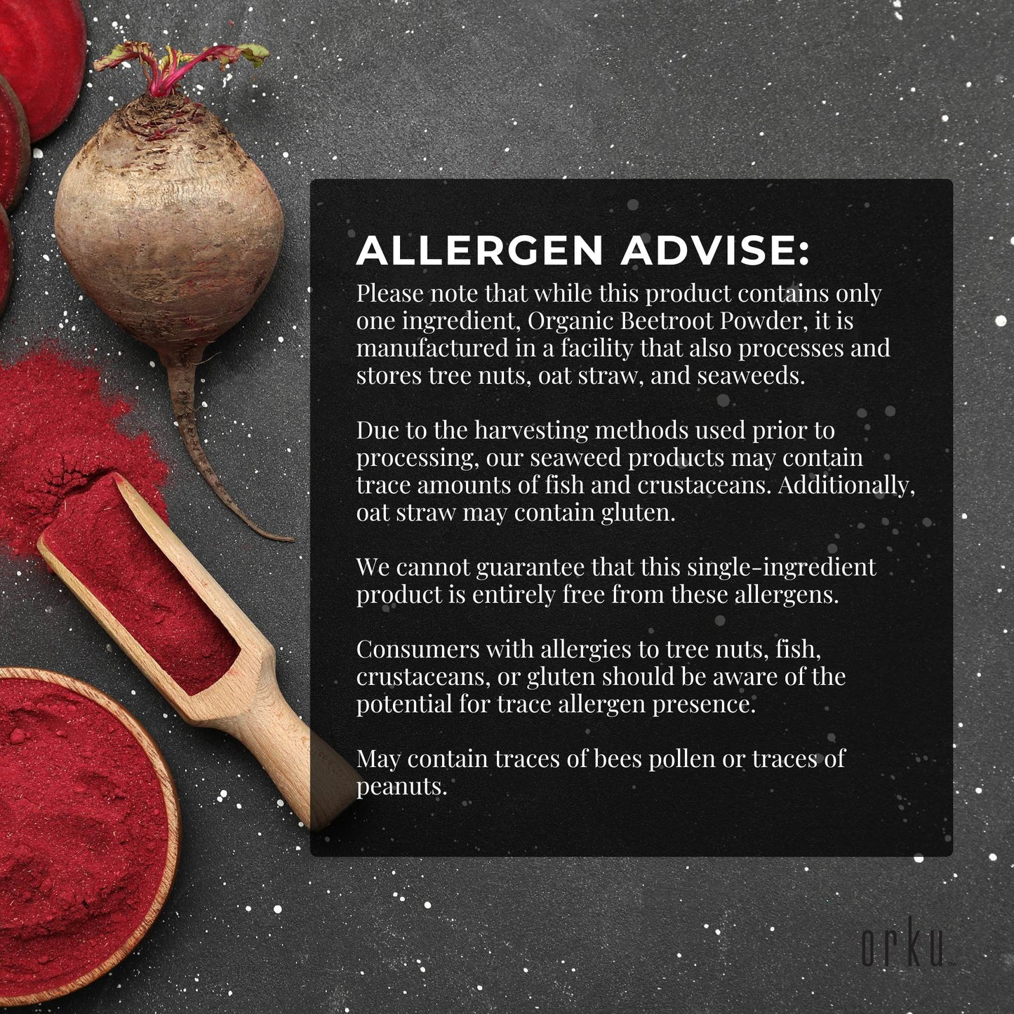 800g Organic Beetroot Powder Bucket Superfood Beet Root Supplement Beta Vulgaris