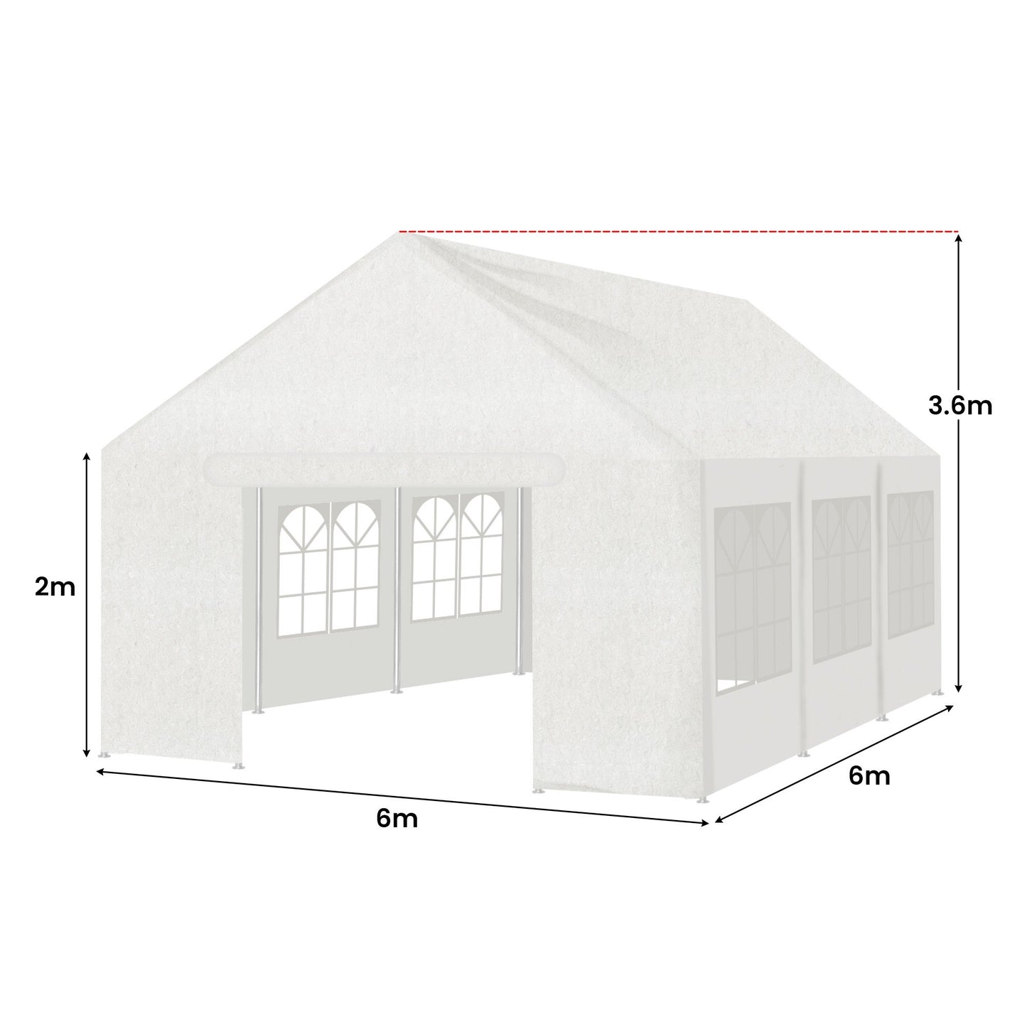 Gazebo Event Marquee White