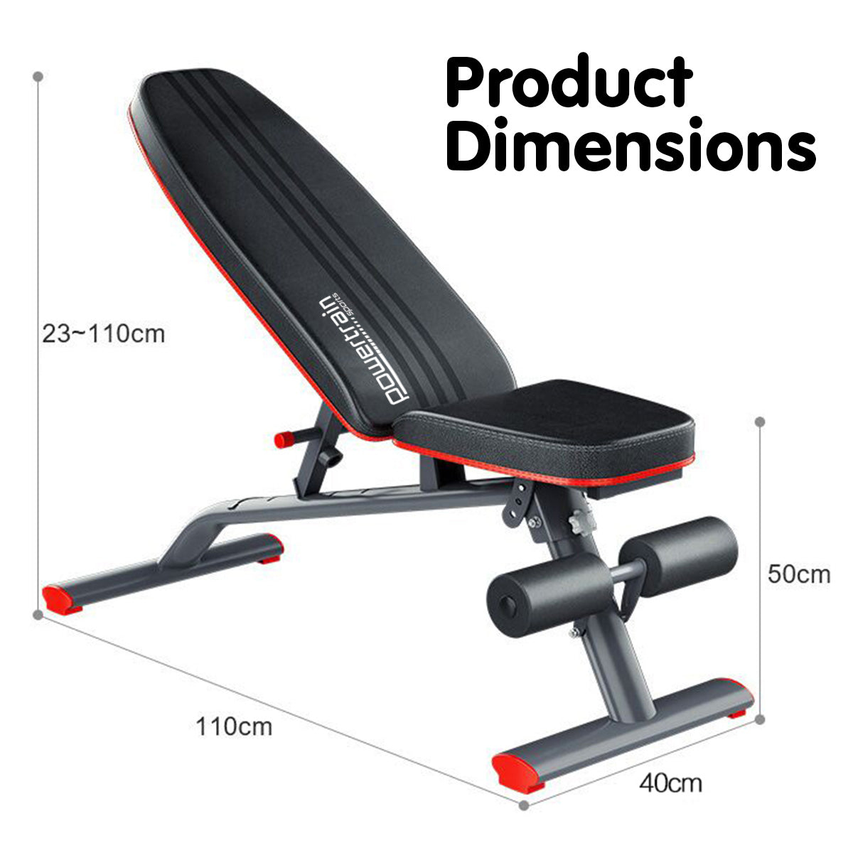 Powertrain Weight Bench Adjustable FID-250KG