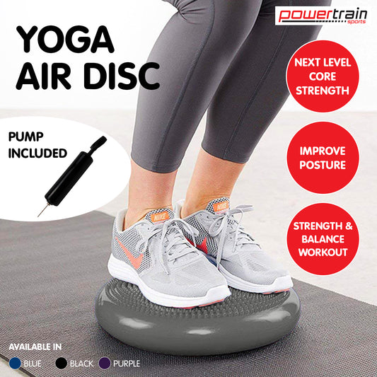 Powertrain Yoga Stability Disc Balance Trainer - Grey