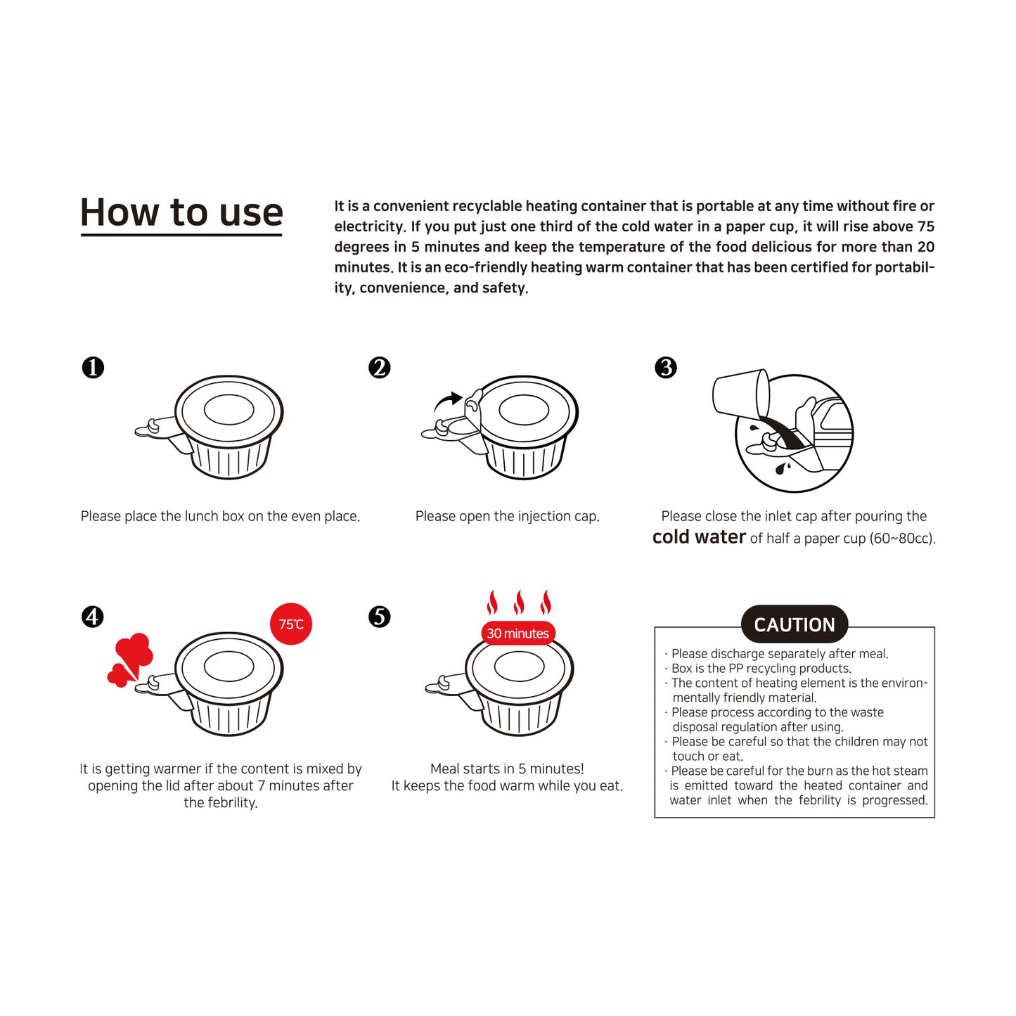 20 Pack Dalat Heating Lunch Box Container 33cm Rectangle