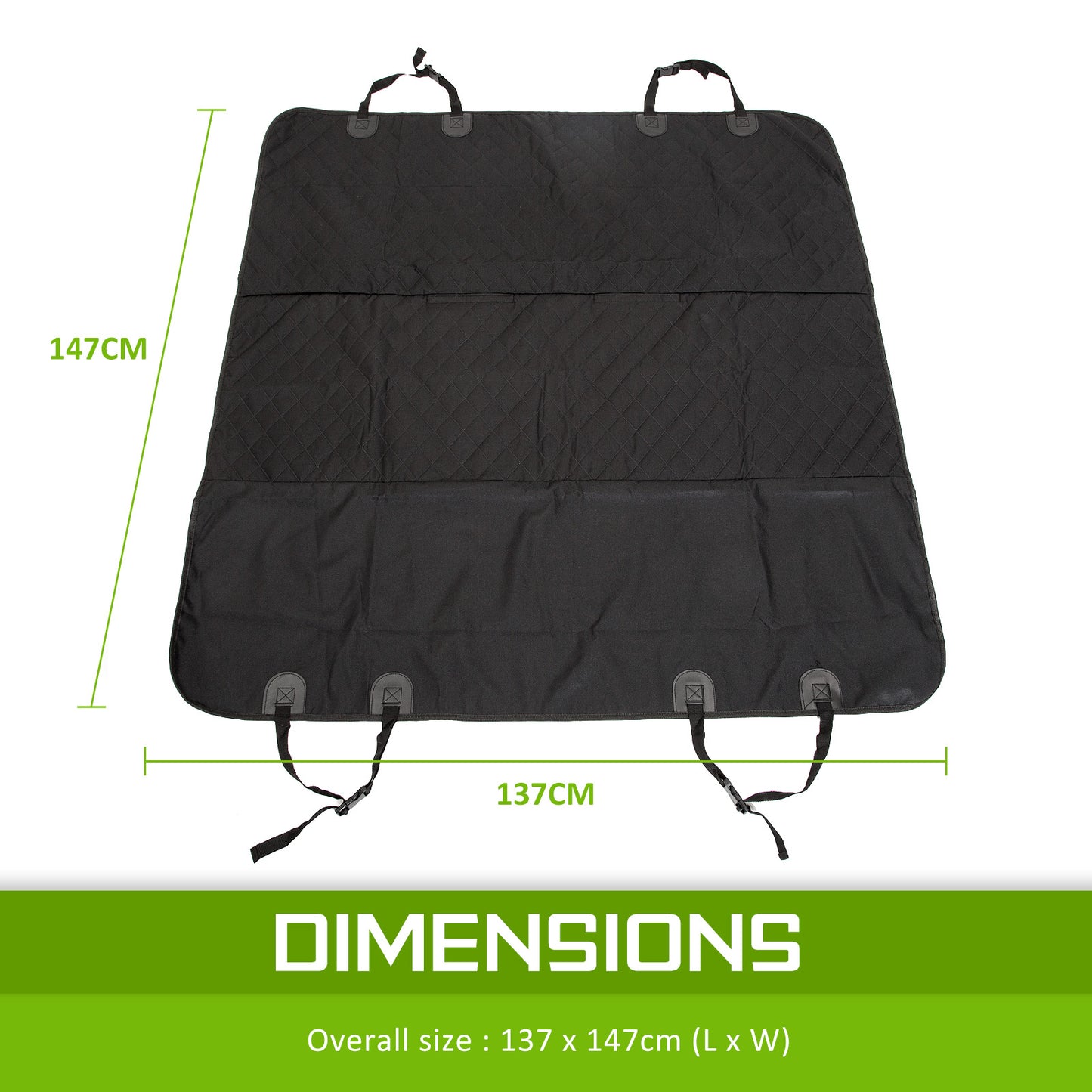 XXL Pet Dog Car Boot Seat Cover Waterproof Mat BLACK - Factory Direct Shop