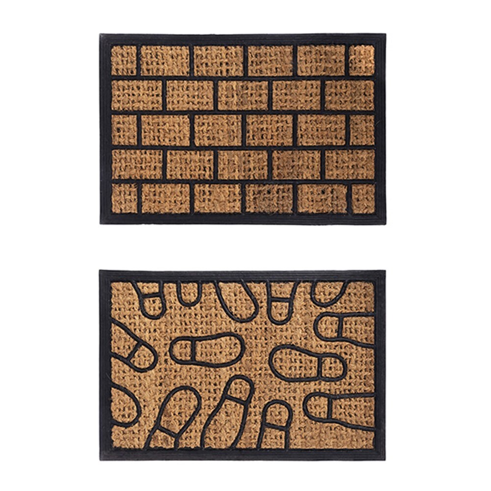Front Door Mats 2 x Outdoor 60cmx40cm Option 14