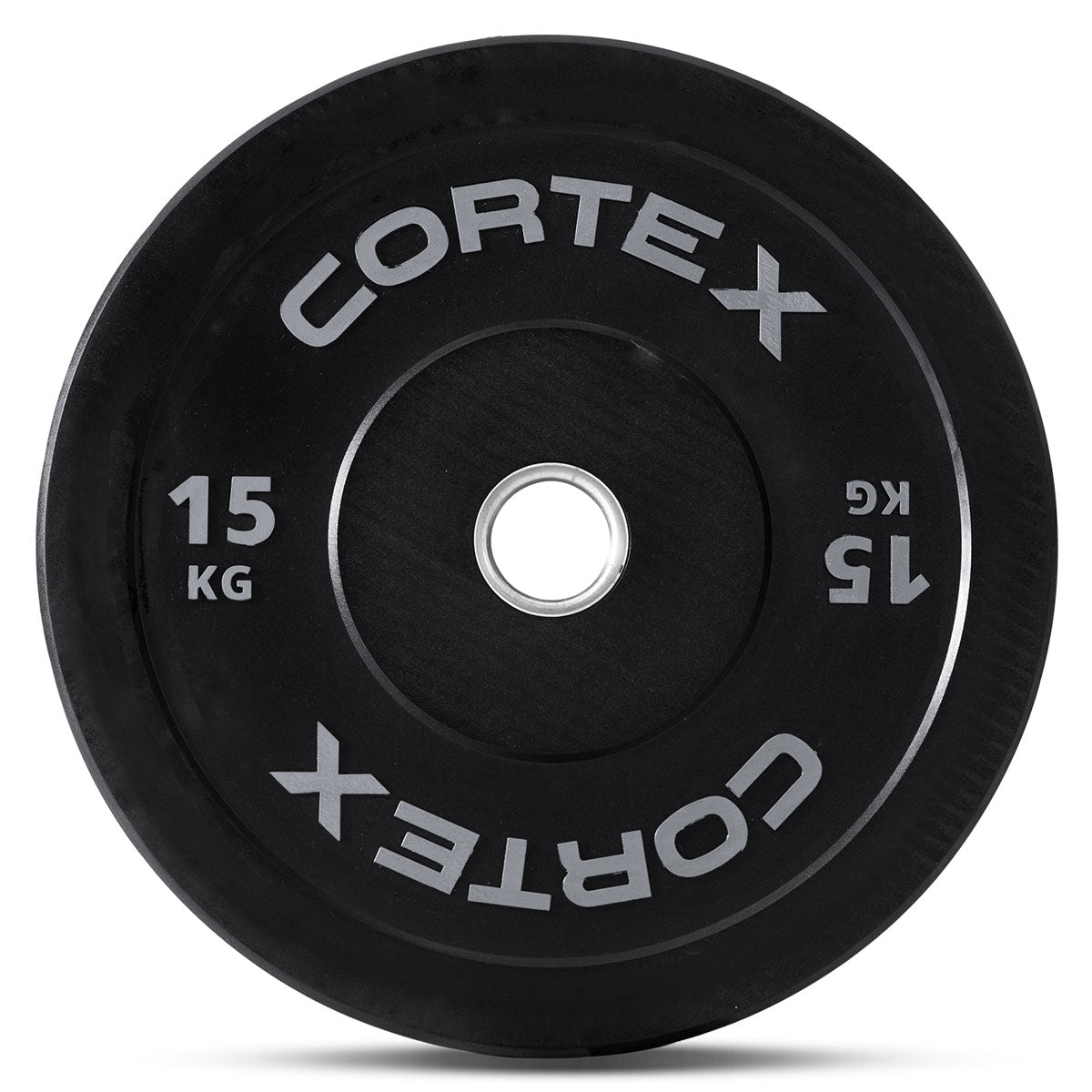 CORTEX Black Series V3 Rubber Olympic Bumper Plate 50mm 15kg (2 Pack)