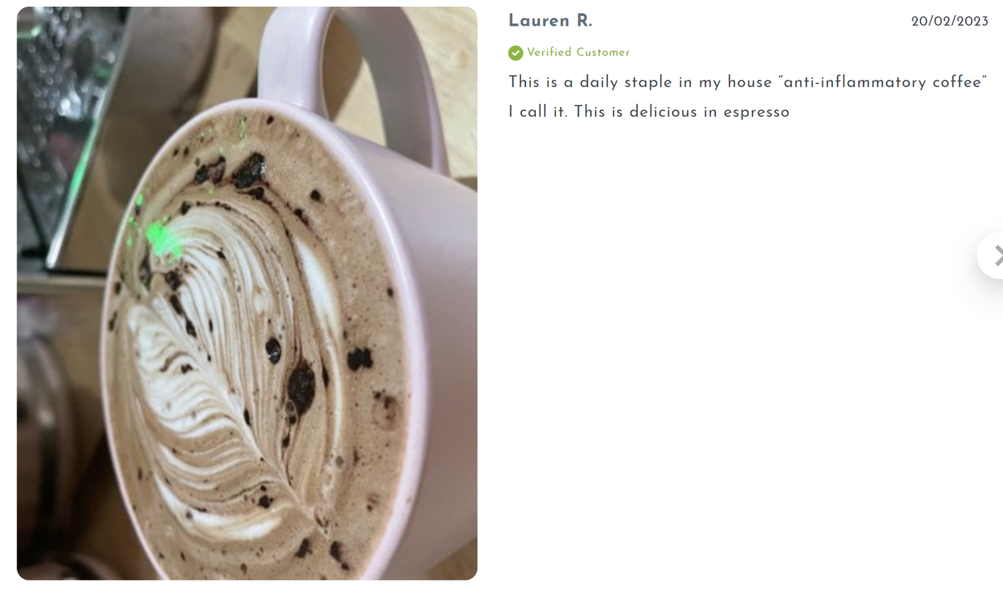 95% Organic Curcumin Extract Cocoa Flavour - Turmeric Powder With Black Pepper - Organic and with Black Pepper - 375g