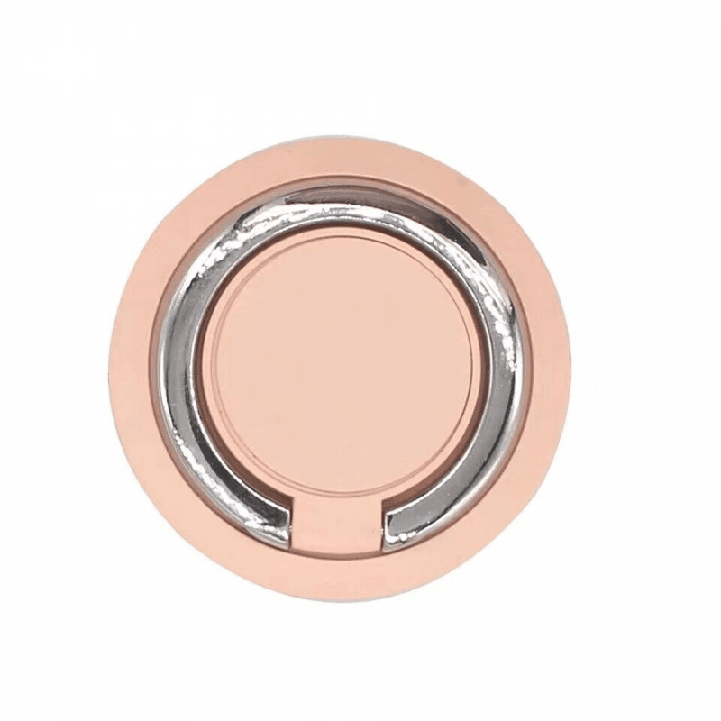 Iring Phone Ring Finger Holder Stand Car Mount Hook For Iphone Ipad Mobile Grip - F- Rose Gold