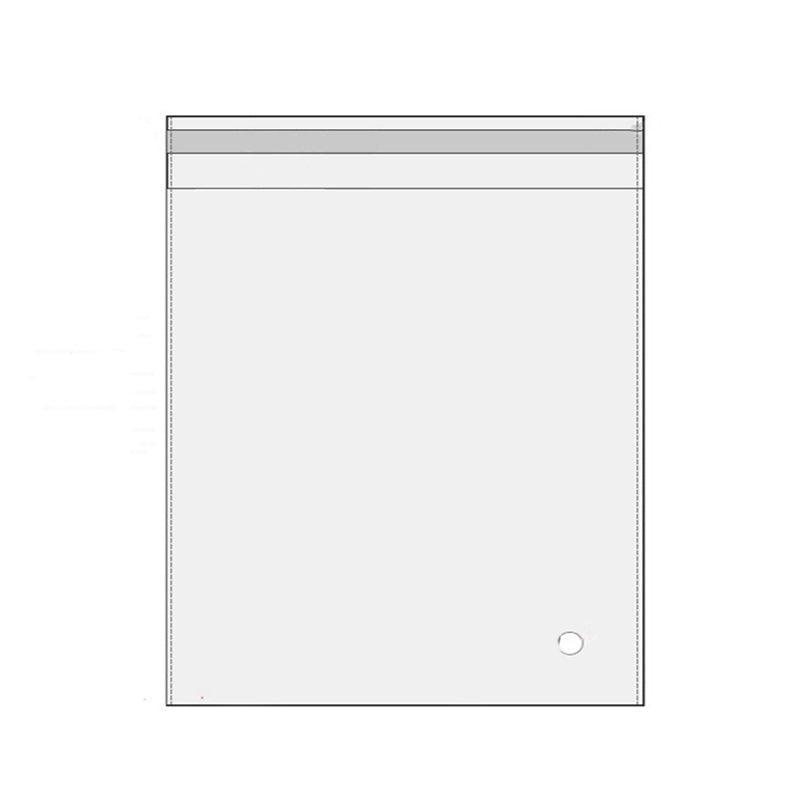 Multi-size Clear Self-Seal Cellophane Bags - Bulk Adhesive Opp - 13*17+3