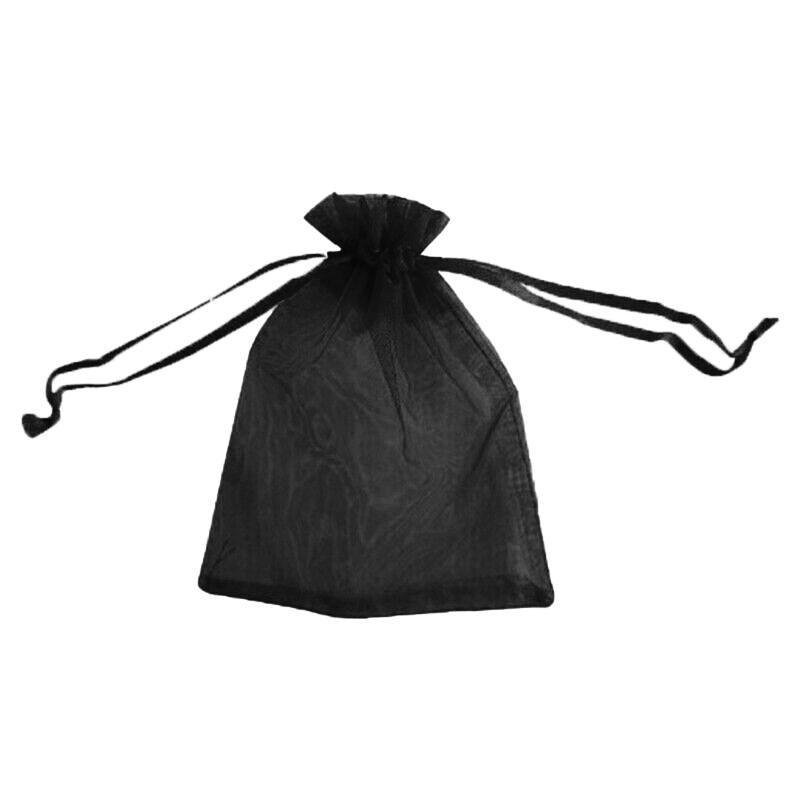 50PCS Organza Bag Sheer Bags Jewellery Wedding Candy Packaging Sheer Bags 10*15 cm - Purple/50PCS