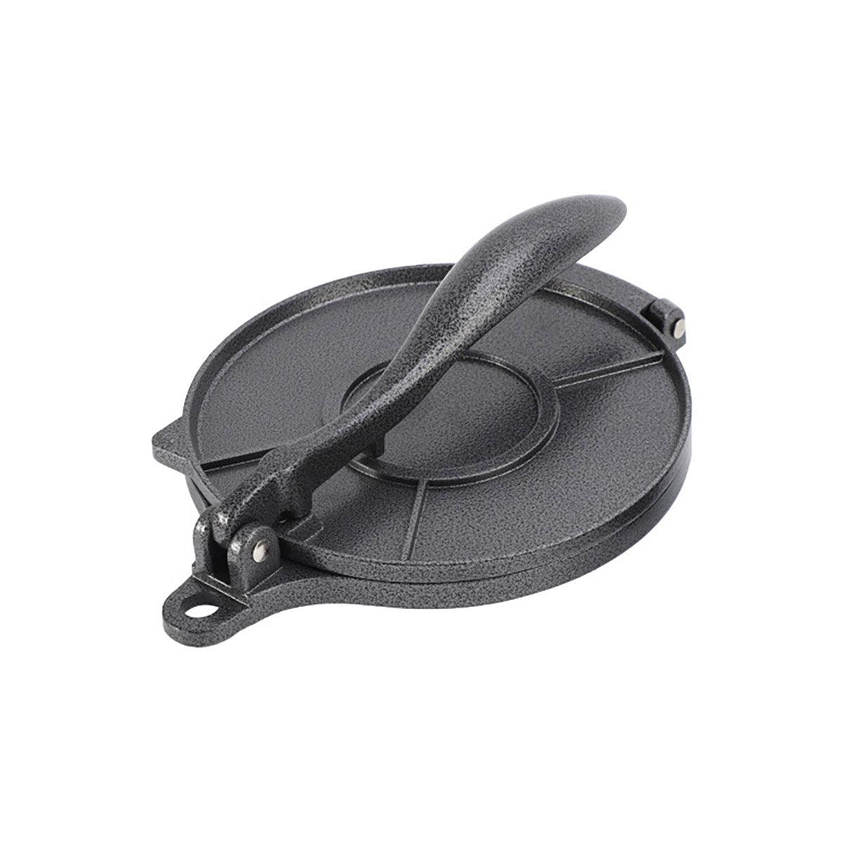 16/20cm Premium Tortilla Press Flat Bread Maker Taco Roti Chapati Health Food - Silver-16cm