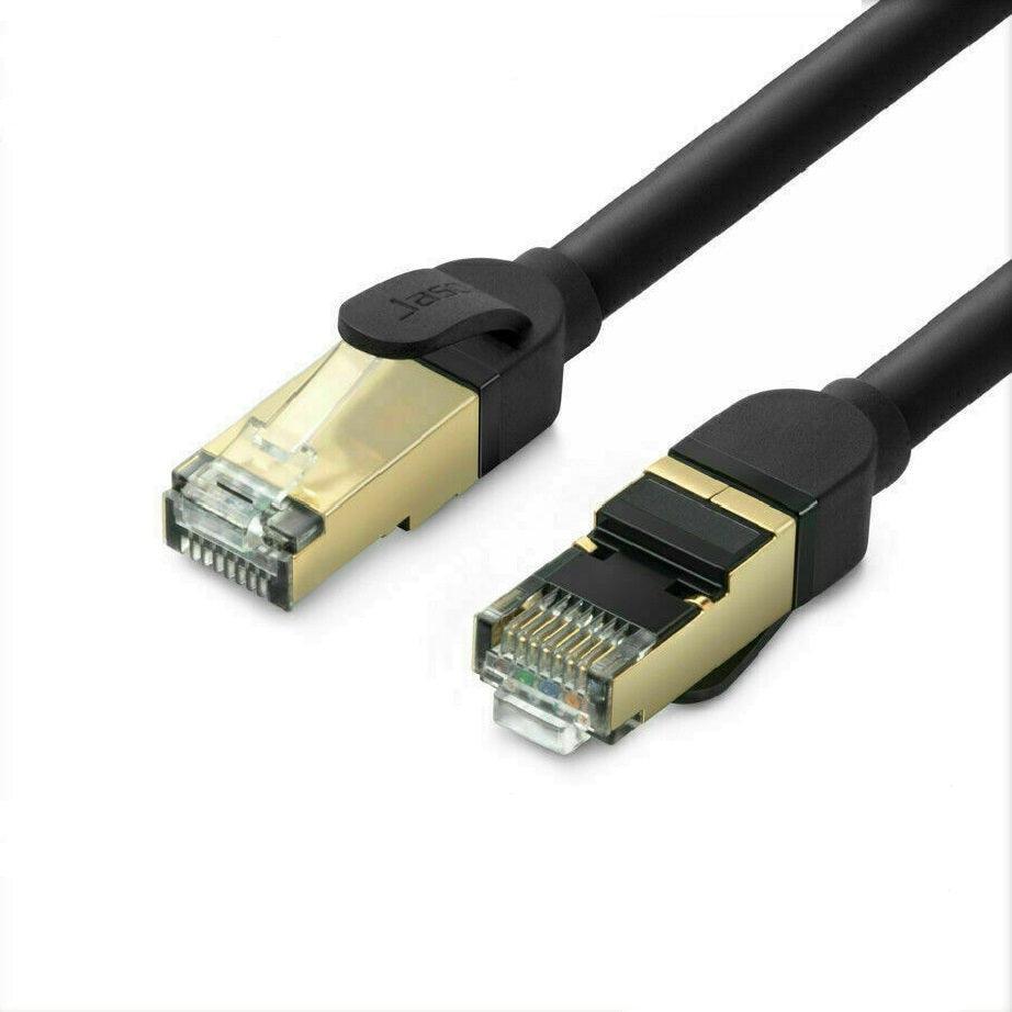 Jasoz Network Lan Cat7 Rj45 Cord Ethernet Shielded Cable Patch Lead 1-10M - 3 m