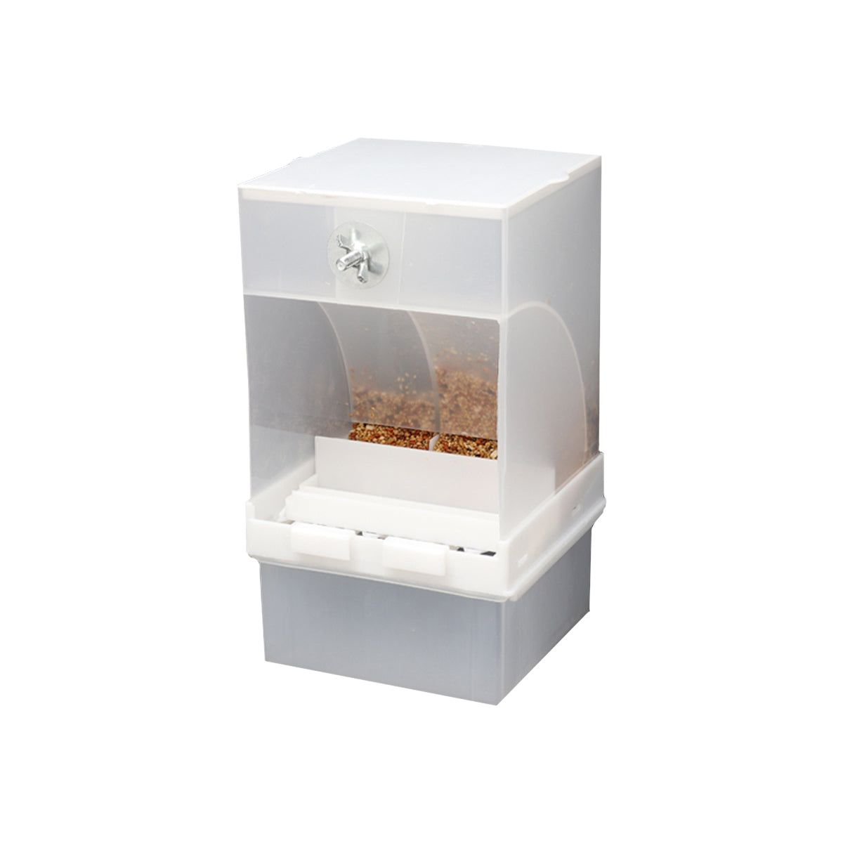 1 pc Automatic Bird Feeder Bird Feeder Cage Accessories Automatic Feed Cage - 520g