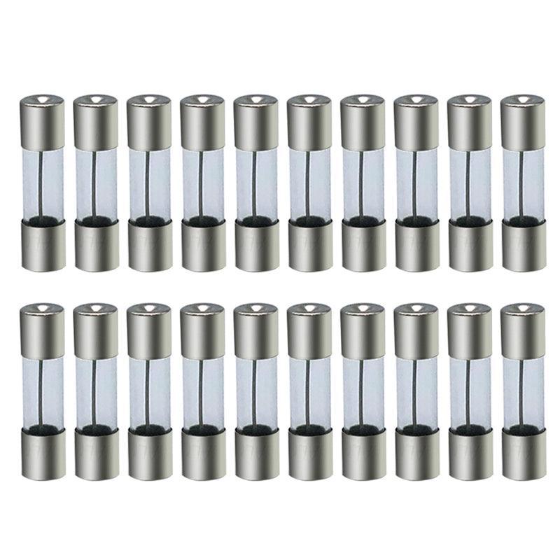 20Pcs M205 Glass Fuse 5Mm X 20Mm Slow Blow 250V / Select From 0.5A To 10A Amp - 20PCS F6A