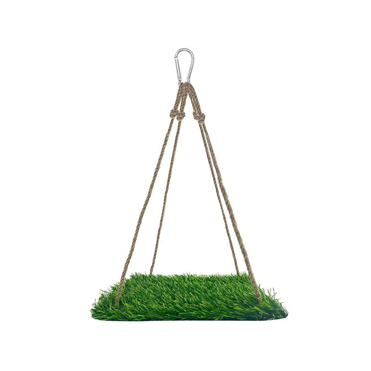 Parrot Turf Hammock Climbing Toy for Hamster Pet Bed Hanging Swing for Small Pet - Roundness - Factory Direct Shop