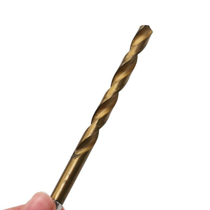 13pcs Quick Change Hss Titanium Drill Bits Hex Shank Set Soft Metal Wood Timber