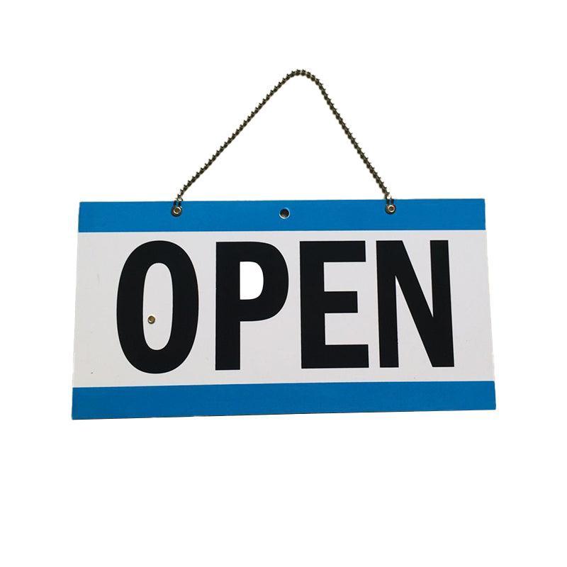 Open Closed Sign with Will Return Clock for Business Shops and Home Use 29x15cm