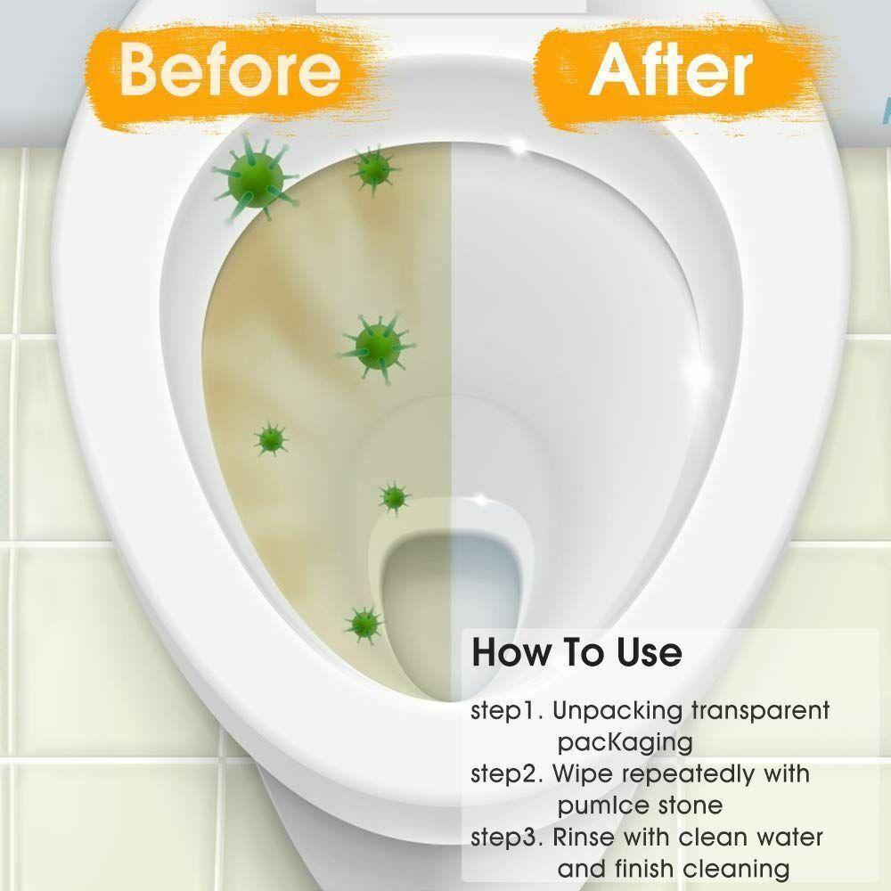 Pumice Stone Wand Tile Cleaning Stains Brush Cleaner Tool Toilet Bowl Bathtub
