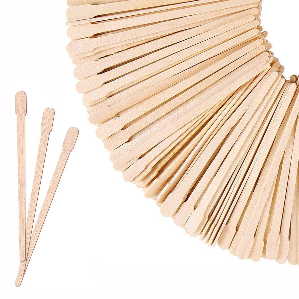 100pcs Beauty Shaving Wands Hair Removal Eyebrow Razors for Salon and Home Use - Thin