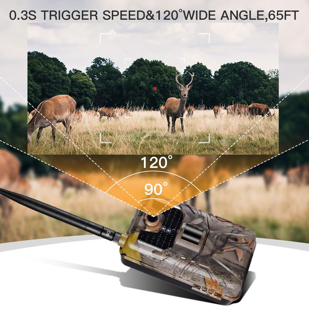 Trail Camera 20Mp 2K Night Vision And 4G Cellular