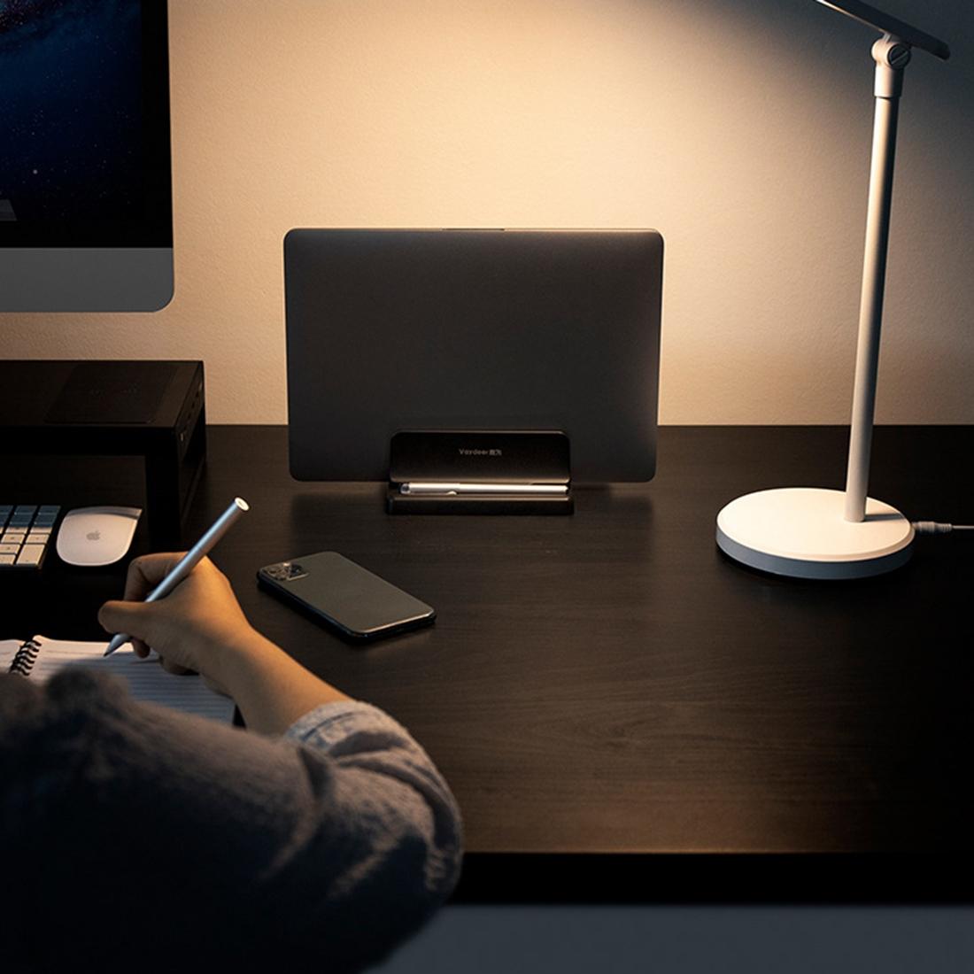 Vaydeer Vertical Notebook Stand - Desktop Storage Shelf