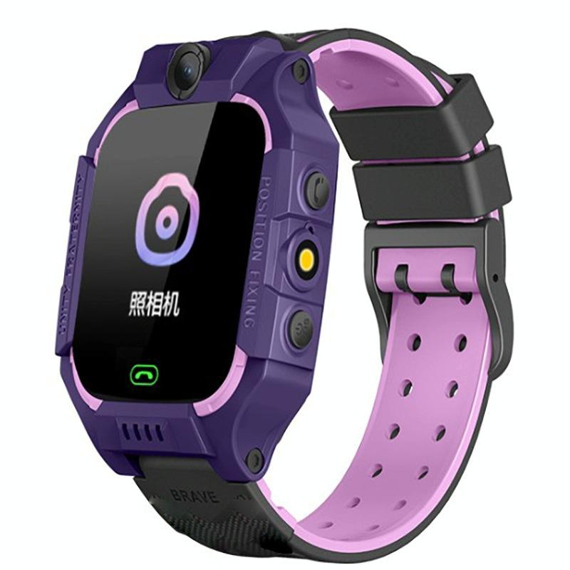 Children Phone Watch Smart Positioning Full Touch Screen Student Watch - Green