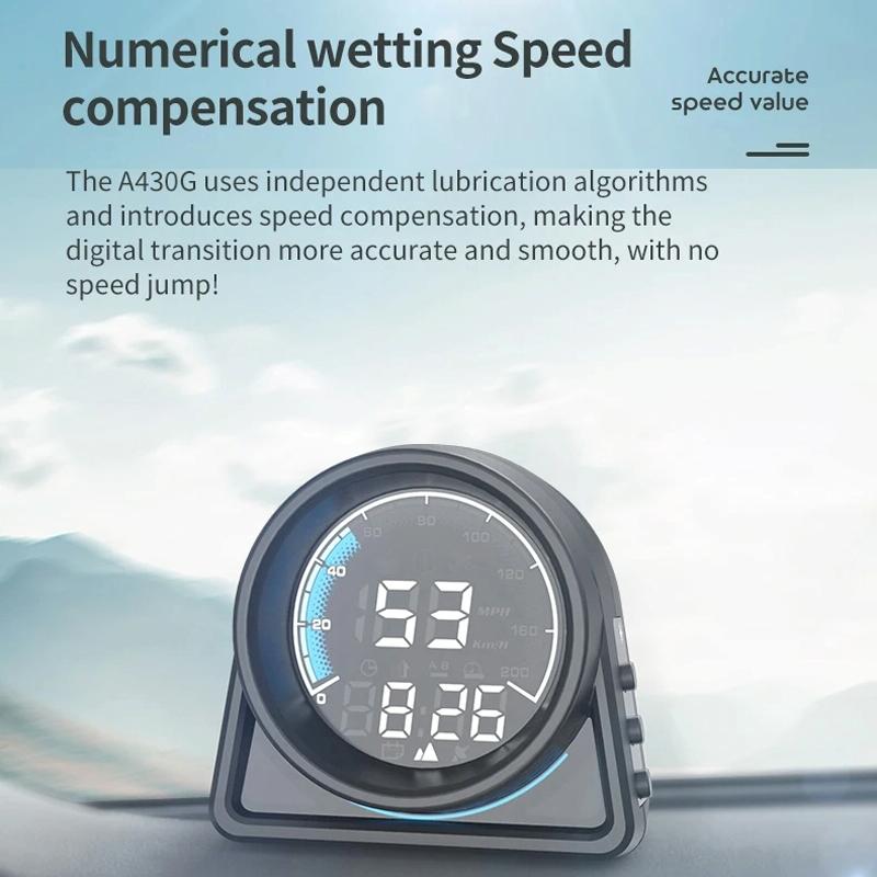 Real Speed Gps Altitude Meter For Vehicles