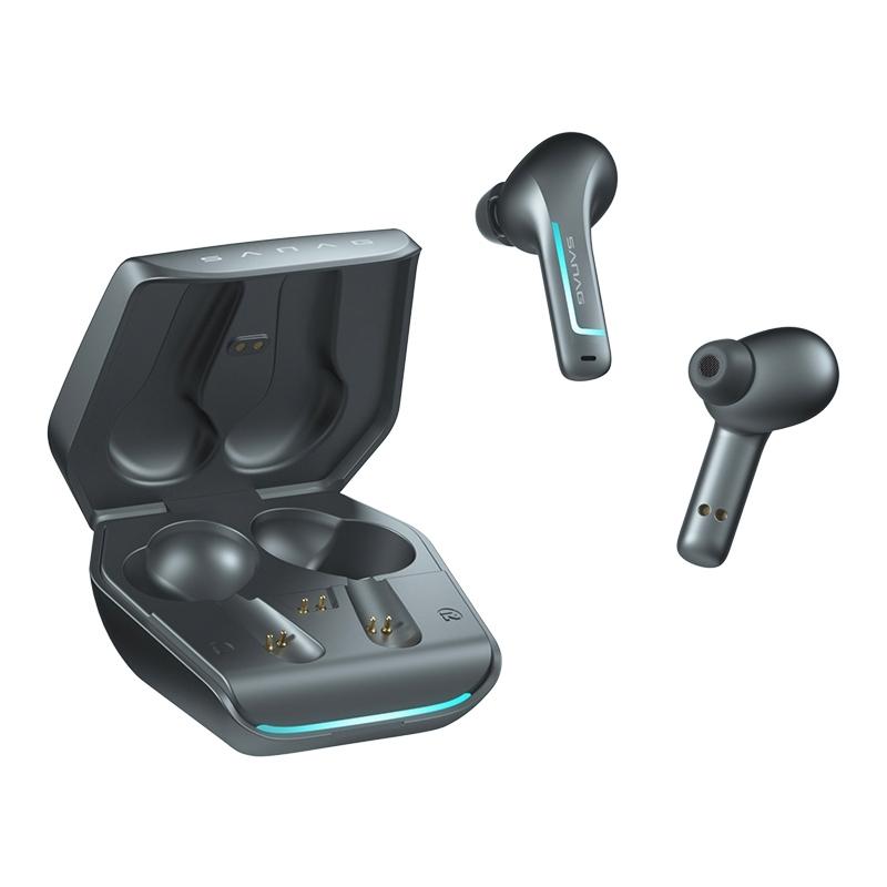 Wireless Bluetooth Game Earphones with Noise Reduction - H2s Pro - Black