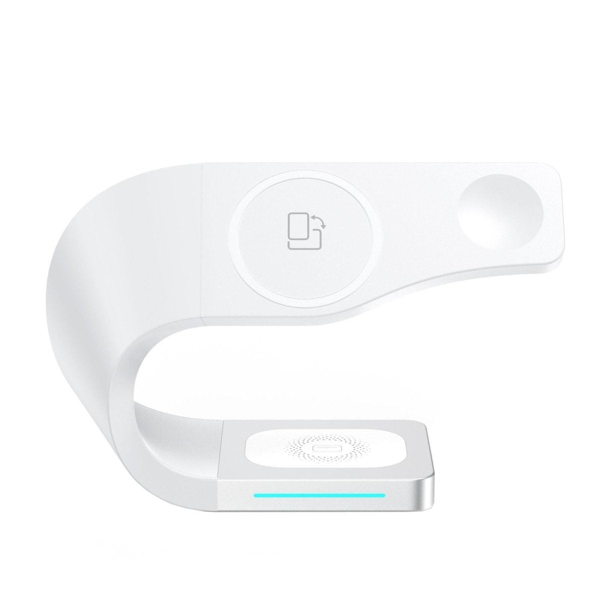 4 In 1 Wireless Charger For Phone Watch Airpods - Black - Factory Direct Shop