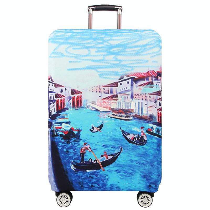 Wear-resistant Dust-proof Luggage Compartment Protective Cover - Size m - Starry Sky