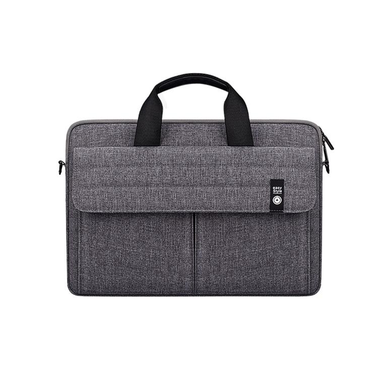 15.4 Inch Laptop Handheld Briefcase Storage Bag - no Shoulder Strap - Black