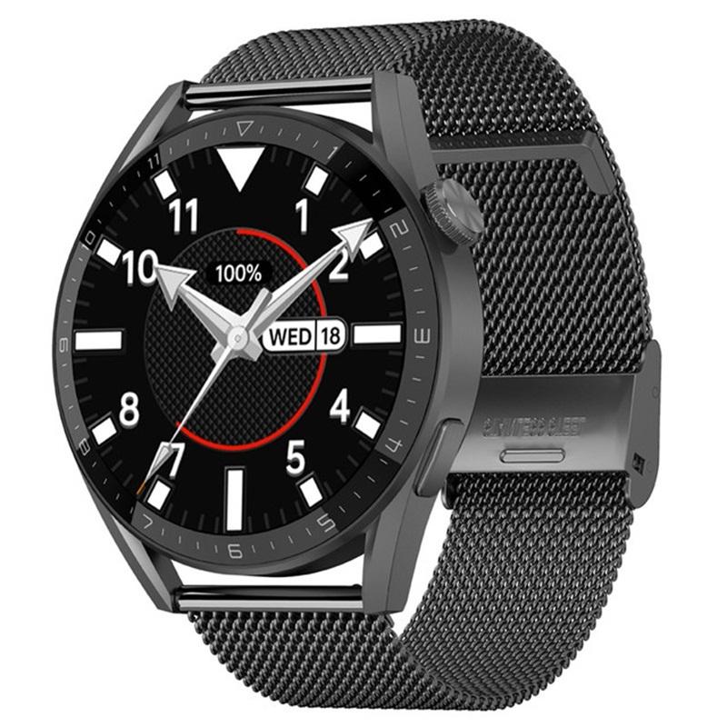 Smart Steel Watch With Colour Screen - Silver