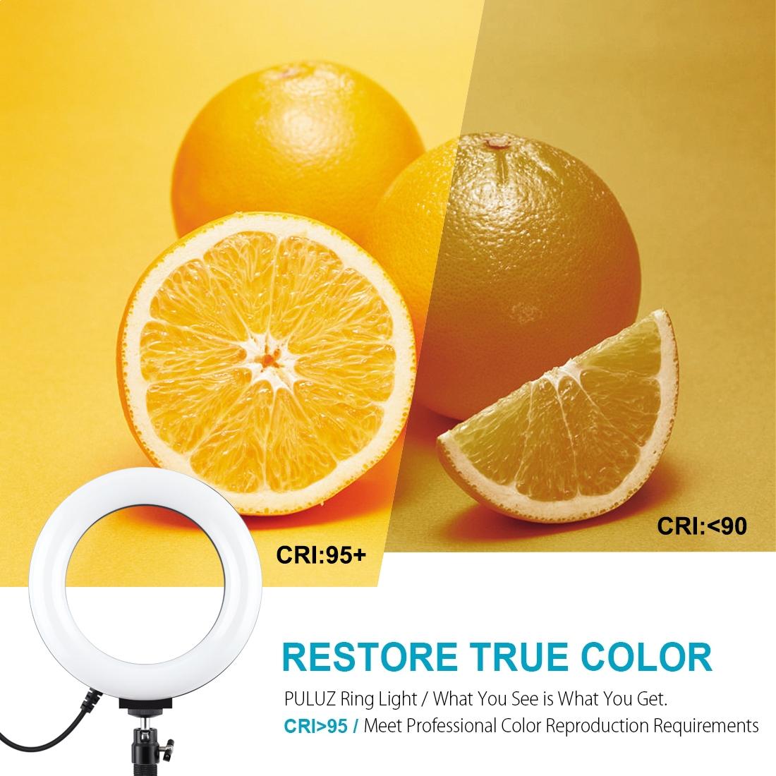 6.2 Rgbw Led Ring Light with Remote and Tripod