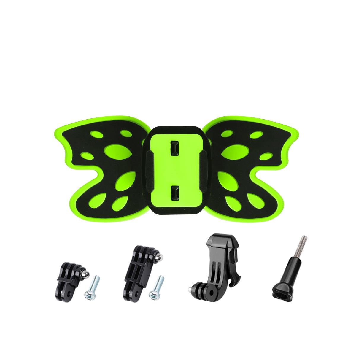 3-way Pivot Arm Butterfly Helmet Mount for Gopro Hero12 - Black