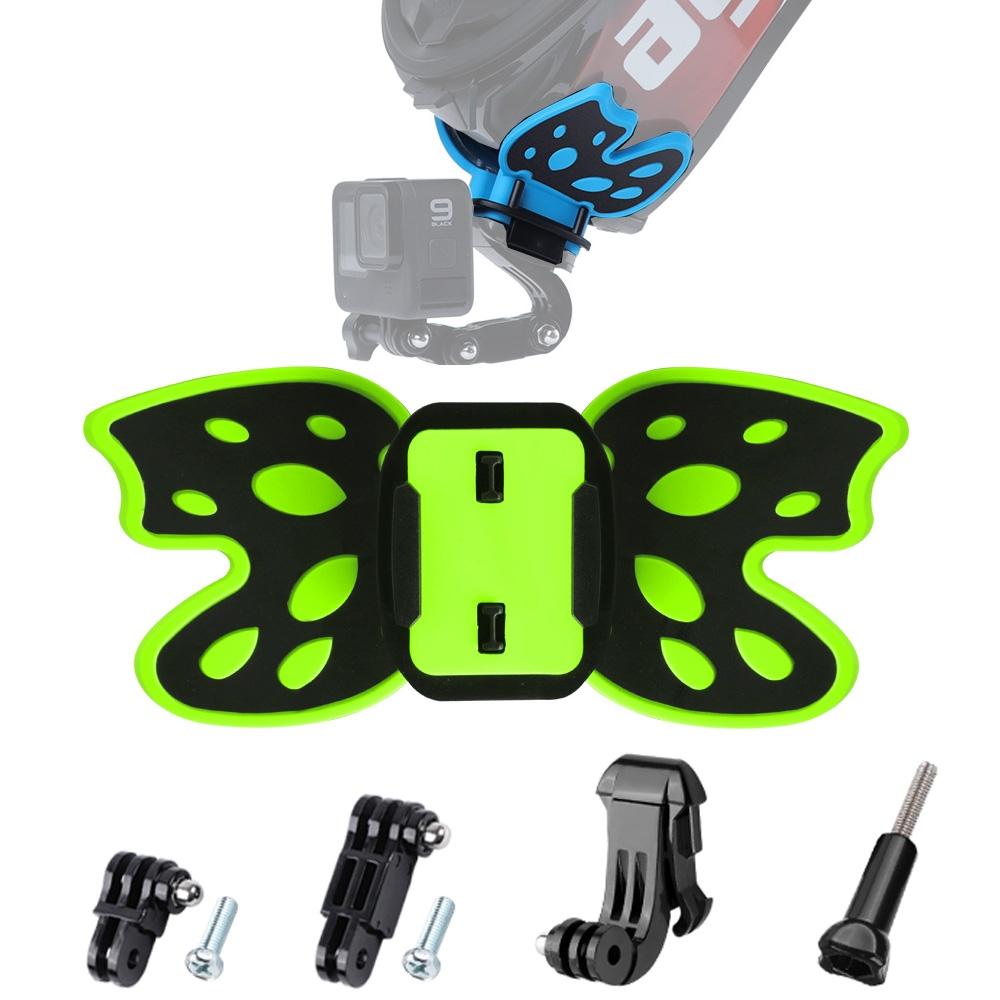 3-way Pivot Arm Butterfly Helmet Mount for Gopro Hero12 - Black
