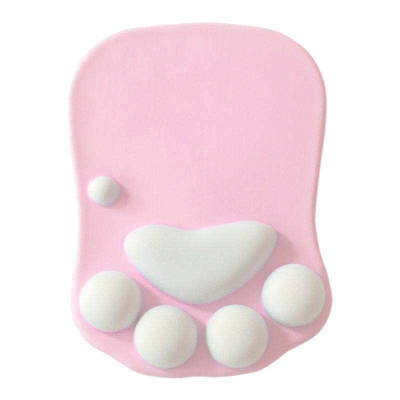Soft Non Slip Cat Claw Mouse Pad - Pink