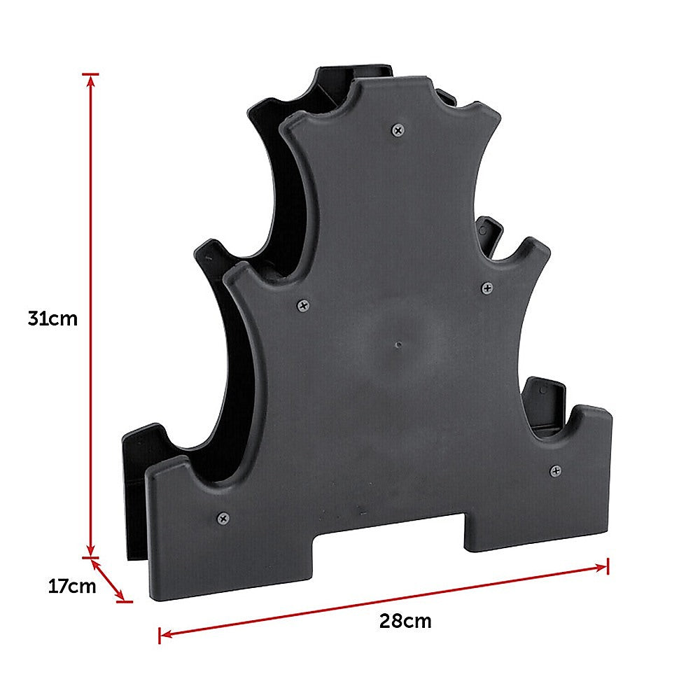 Dumbbell Weight Set with Dumbbell Rack