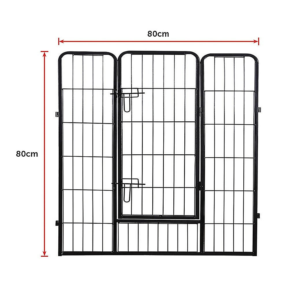 Pet Playpen 8 Panel Heavy Duty Exercise Fence Enclosure Cage