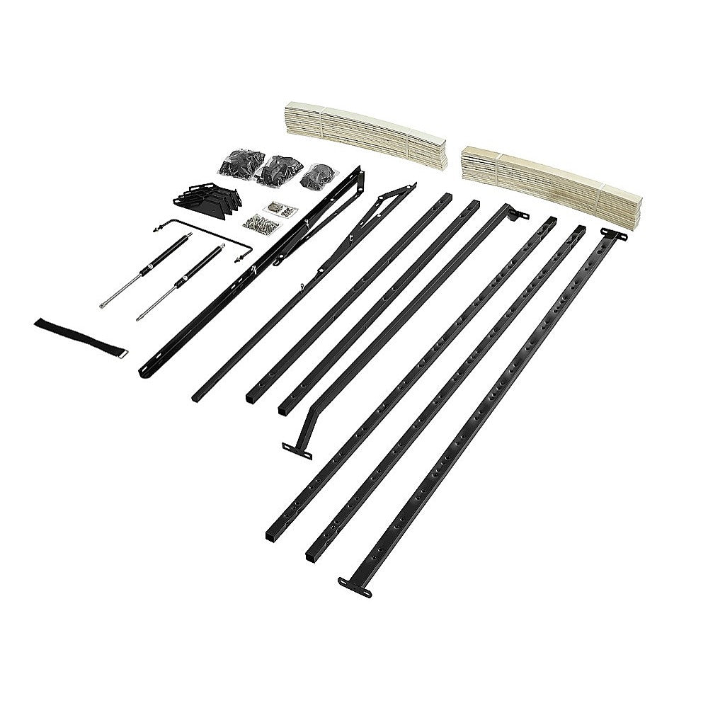 Queen Gas Lift Bed Mechanism with Frame – Storage Platform & Sofa Bed Kit