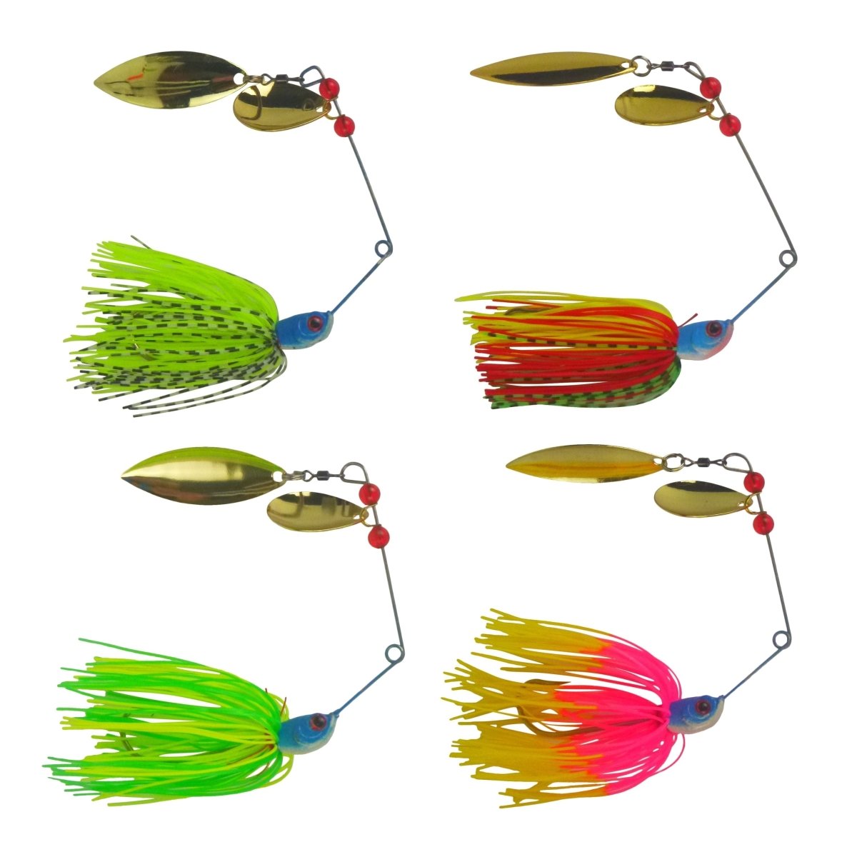 Dekoi 18gm LS20 Closed Eye Spinnerbait, Fluro Green, Qty 2 - Factory Direct Shop