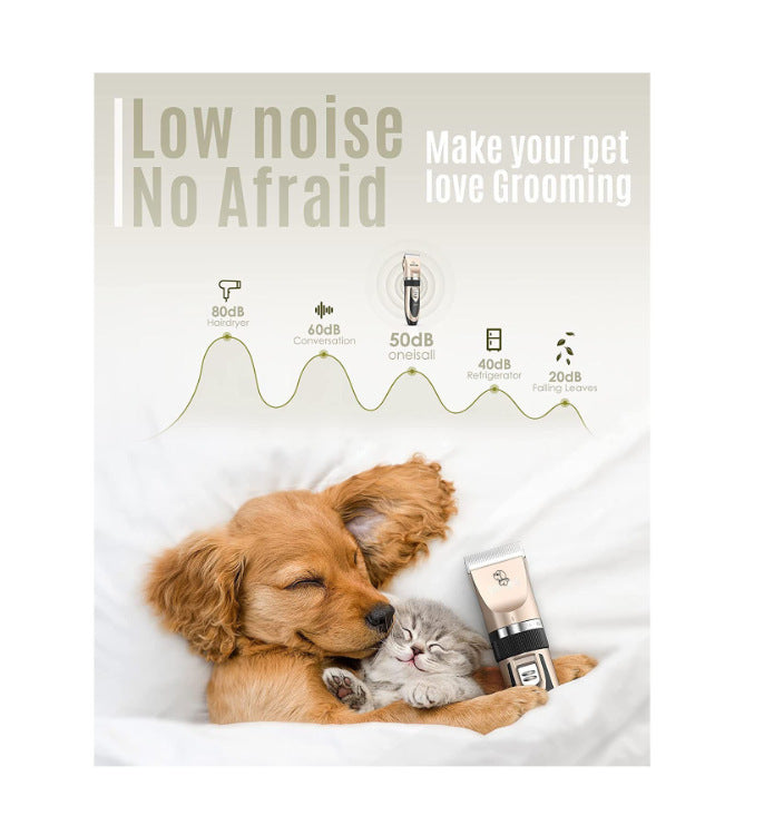 Silent Pet Hair Clipper - Electric Grooming Clippers for Dogs & Cats - Factory Direct Shop
