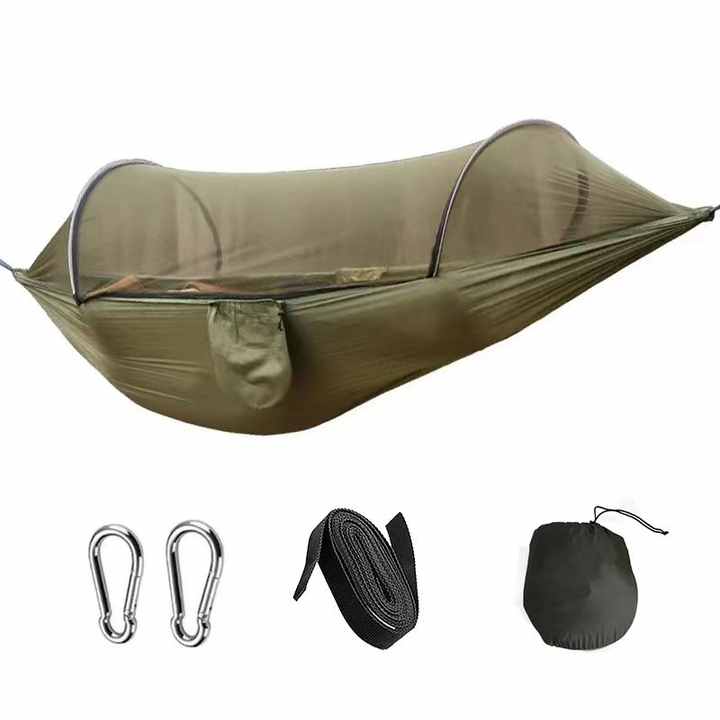 Camping Hammock Mosquito Net Single/Double Green
